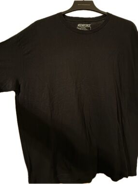 Enrforce 3X Black Men's Crew Neck T-Shirt